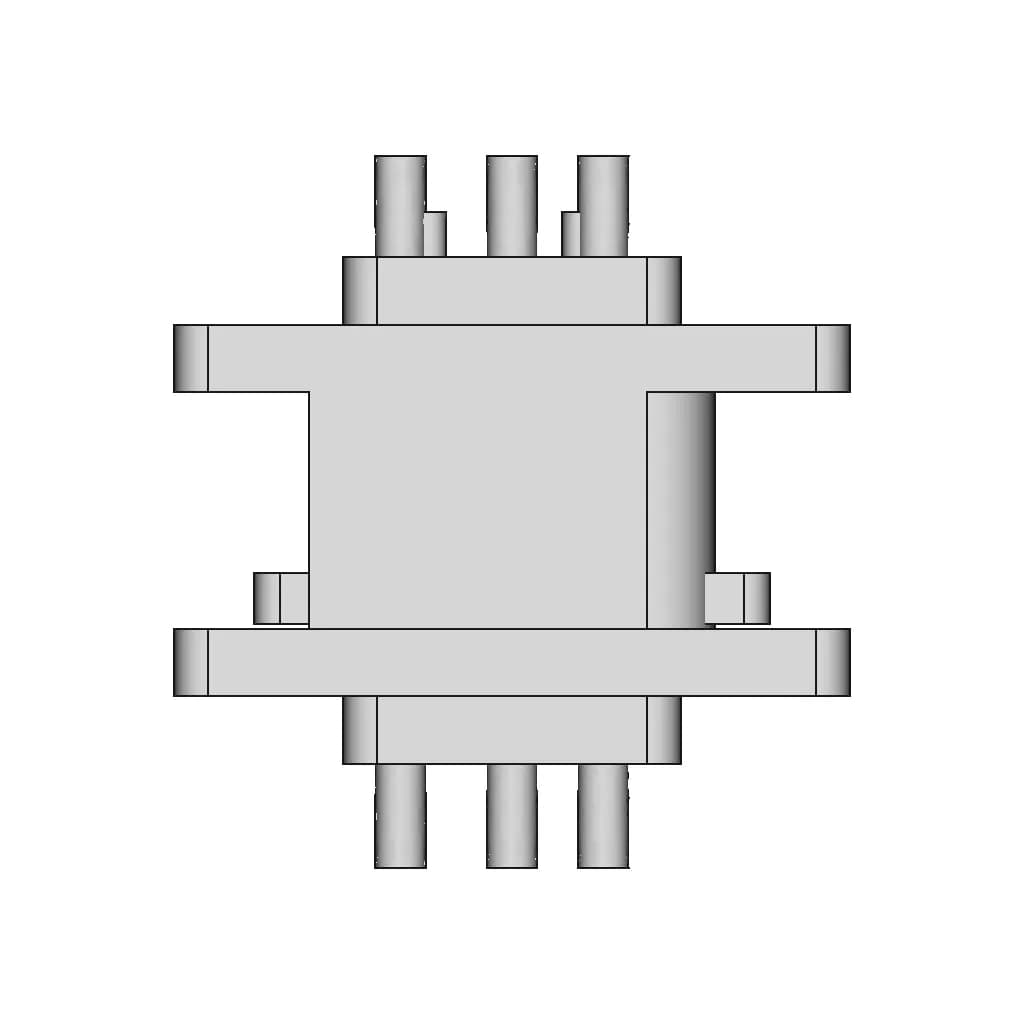 Jy6P 6 Pin Multi Connector Panel Mount 5A 500Vdc - Standard Mechanical Component_0_0_degree_snapshot