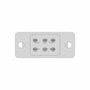 Jy6P 6 Pin Multi Connector Panel Mount 5A 500Vdc - Standard Mechanical Component_270_0_degree_snapshot