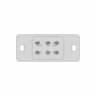 Jy6P 6 Pin Multi Connector Panel Mount 5A 500Vdc - Standard Mechanical Component_270_0_degree_snapshot