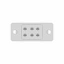 Jy6P 6 Pin Multi Connector Panel Mount 5A 500Vdc - Standard Mechanical Component_90_0_degree_snapshot