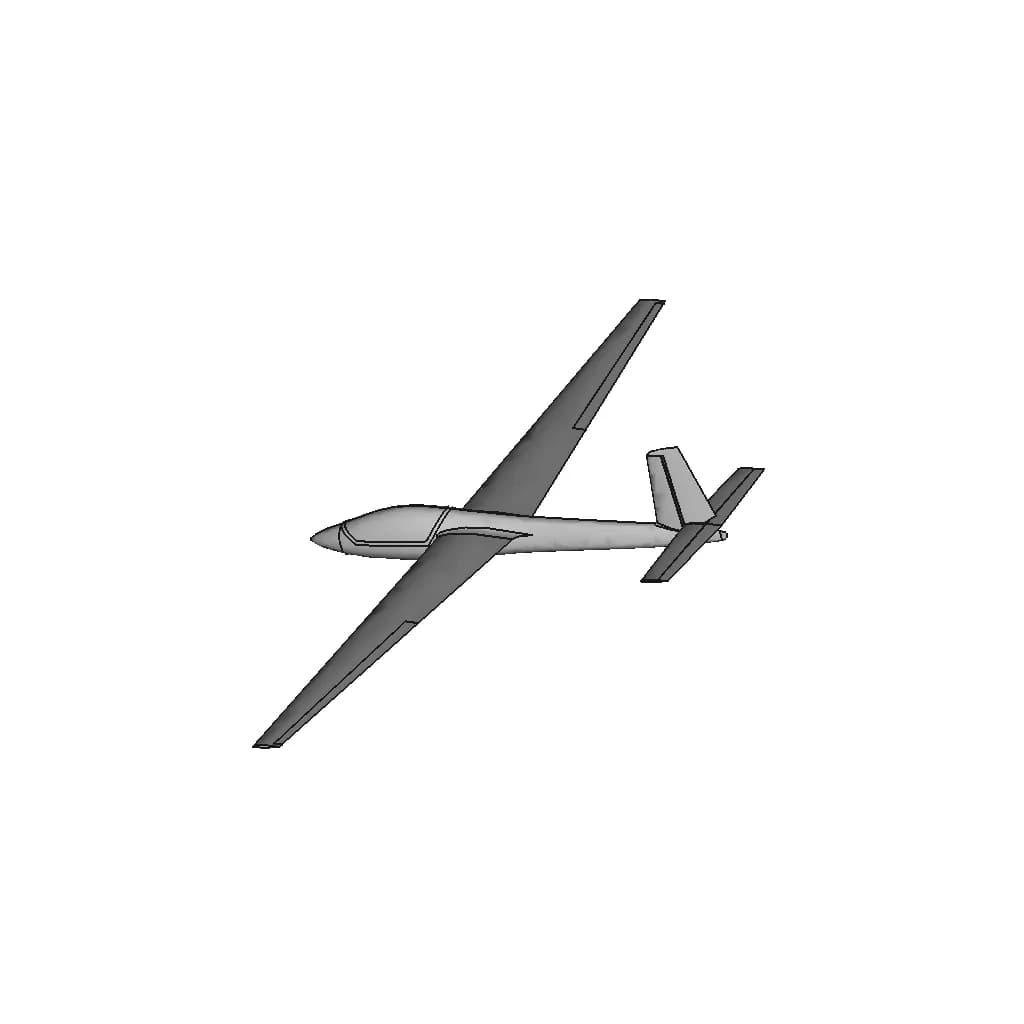 Swift S1 With Retract Landing Gear | 3D Engineering Design File_60_30_degree_snapshot