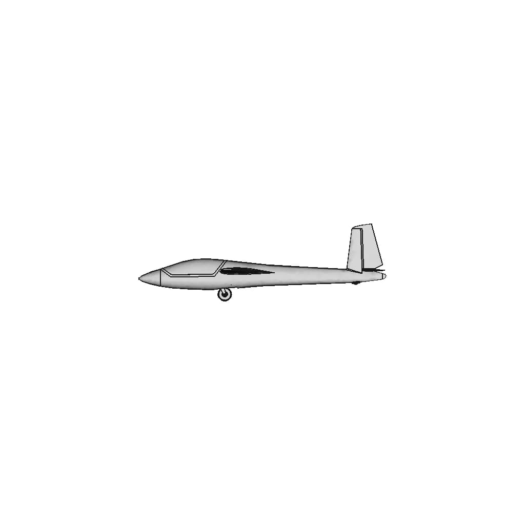 Swift S1 With Retract Landing Gear | 3D Engineering Design File_90_0_degree_snapshot