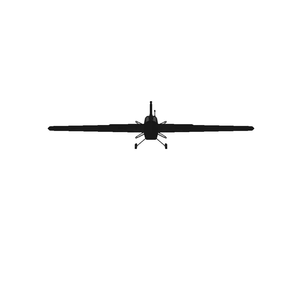 Radio-Controlled Model Of An Aerobatic Airplane In The Style Of Extra 300 - Downloadable CAD Representation_0_90_degree_snapshot
