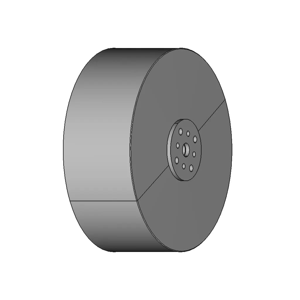 Mad V128 Evtol Uav Drone Motor | High-Quality CAD Model_60_30_degree_snapshot