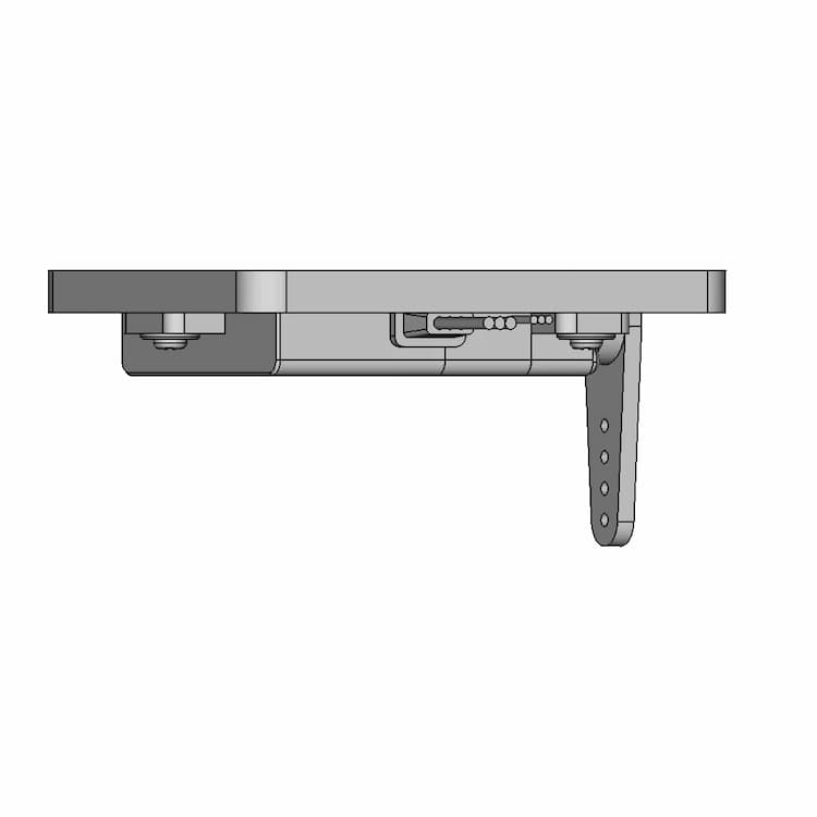 Savöx Sg-0211Mg Digital Glider Servo - Downloadable CAD Representation