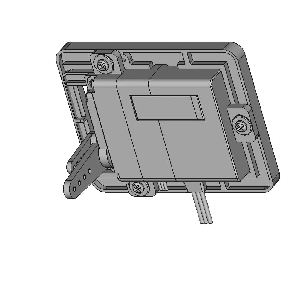 Savöx Sg-0211Mg Digital Glider Servo - Downloadable CAD Representation_60_30_degree_snapshot