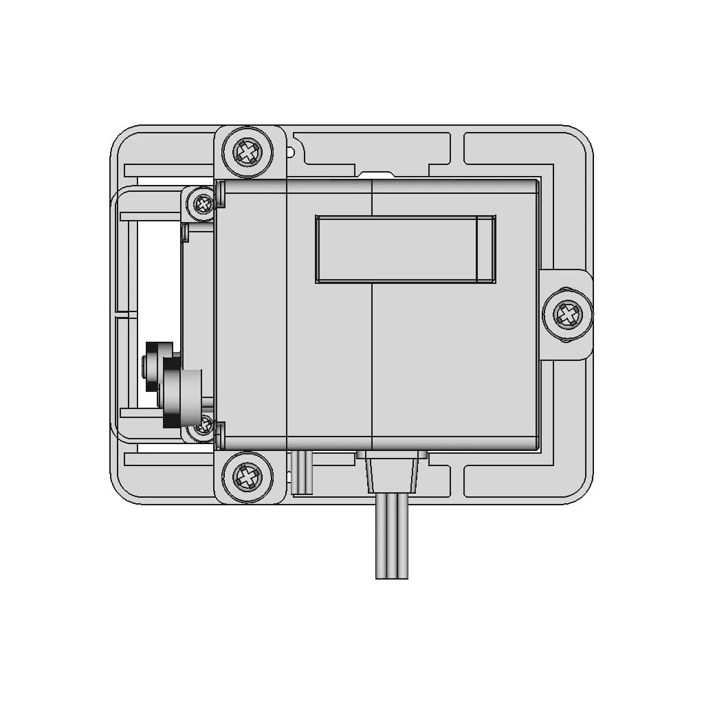 Savöx Sg-0211Mg Digital Glider Servo - Downloadable CAD Representation_90_0_degree_snapshot