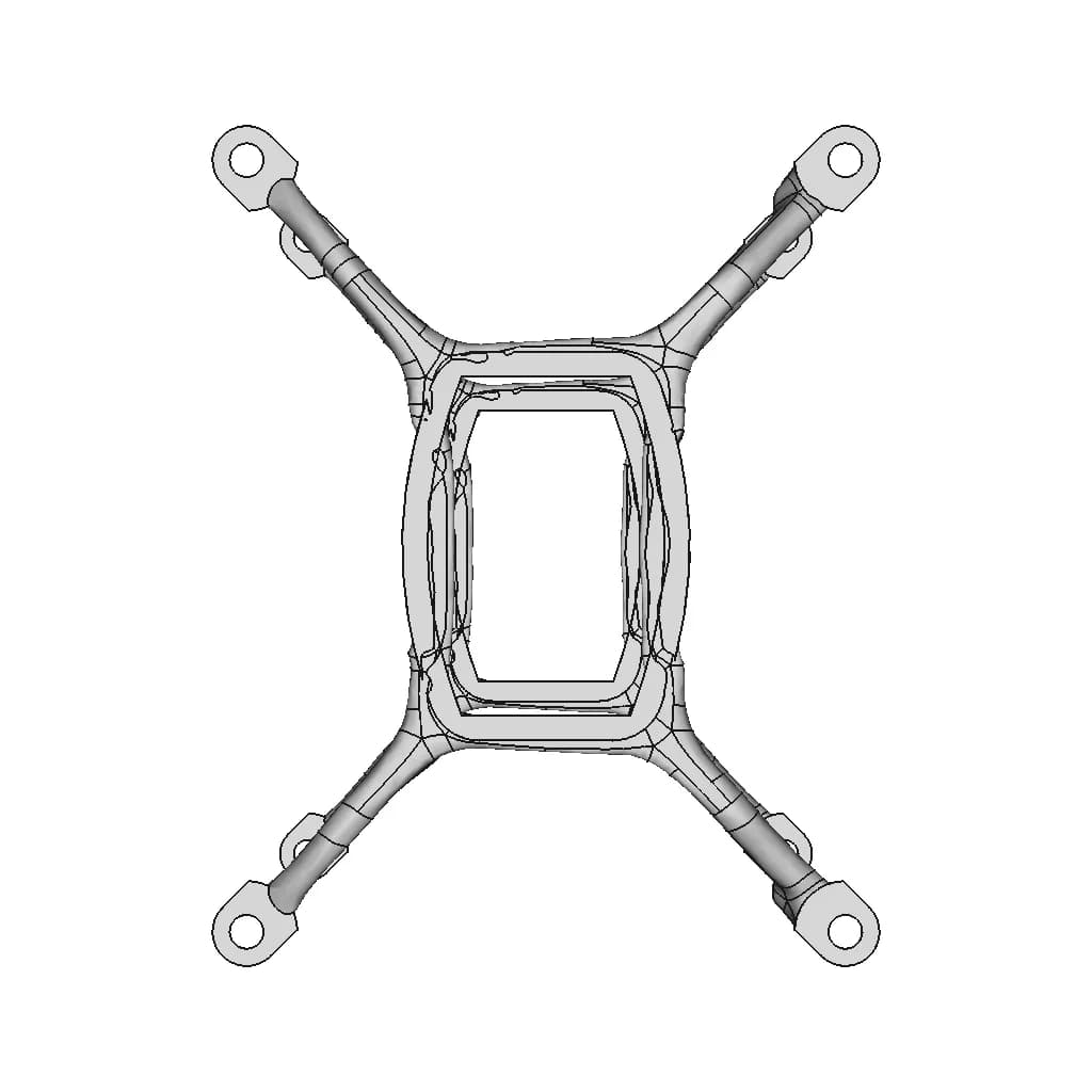 Drone Frame - Standard Mechanical Component_0_0_degree_snapshot