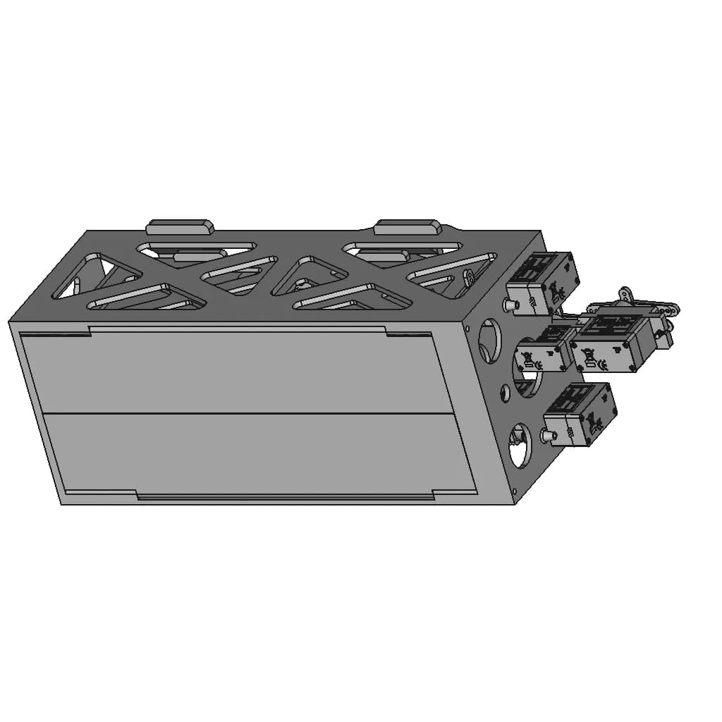 Droping Mechanism For Rc Plane | 3D Engineering Design File_60_30_degree_snapshot