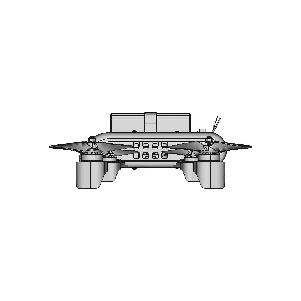 Drone 250Mm - Simple | 3D Engineering Design File_0_270_degree_snapshot