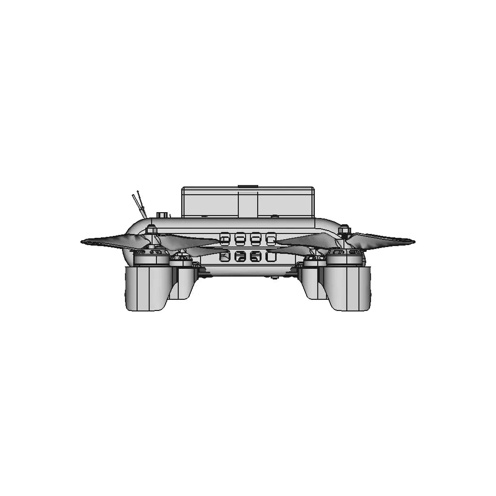 Drone 250Mm - Simple | 3D Engineering Design File_0_90_degree_snapshot