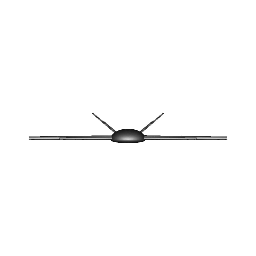 Rc Plane Model - Xps Foam - Student Model | 3D Engineering Design File_0_0_degree_snapshot