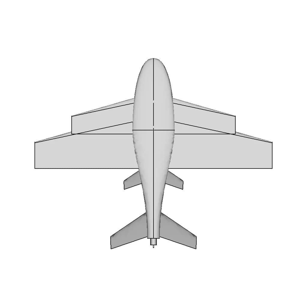 Rc Plane Model - Xps Foam - Student Model | 3D Engineering Design File_90_0_degree_snapshot