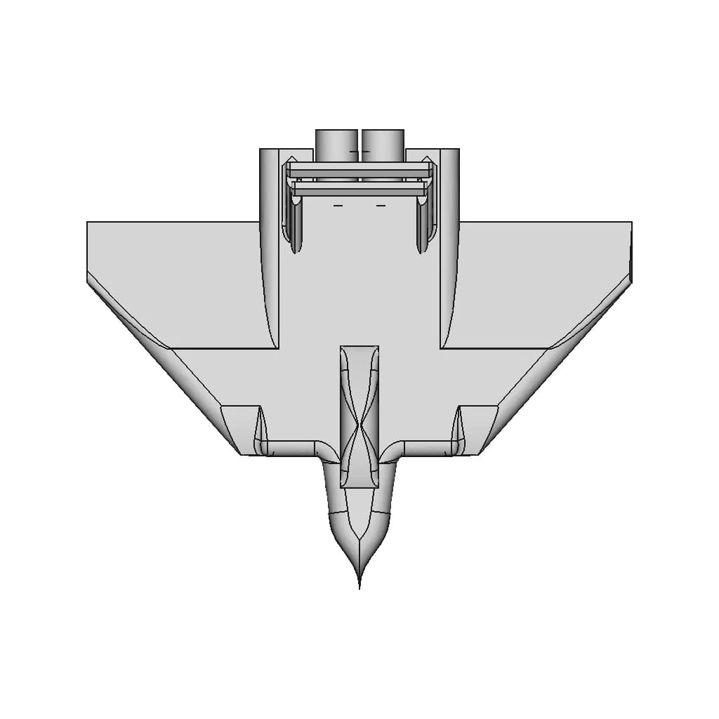 Furtive Crow | 3D Engineering Design File_270_0_degree_snapshot