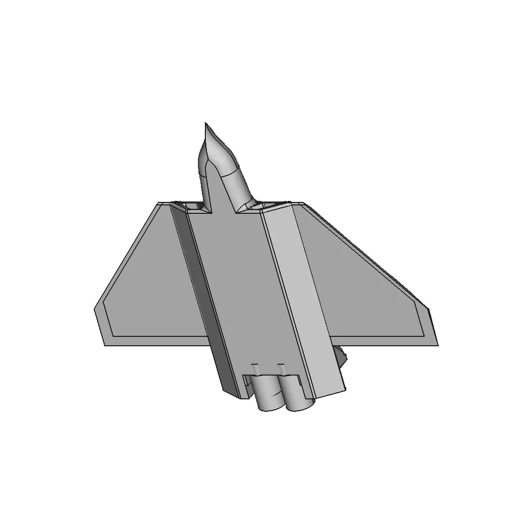 Furtive Crow | 3D Engineering Design File_60_30_degree_snapshot