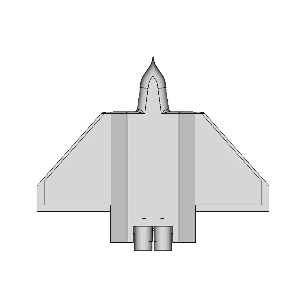 Furtive Crow | 3D Engineering Design File_90_0_degree_snapshot