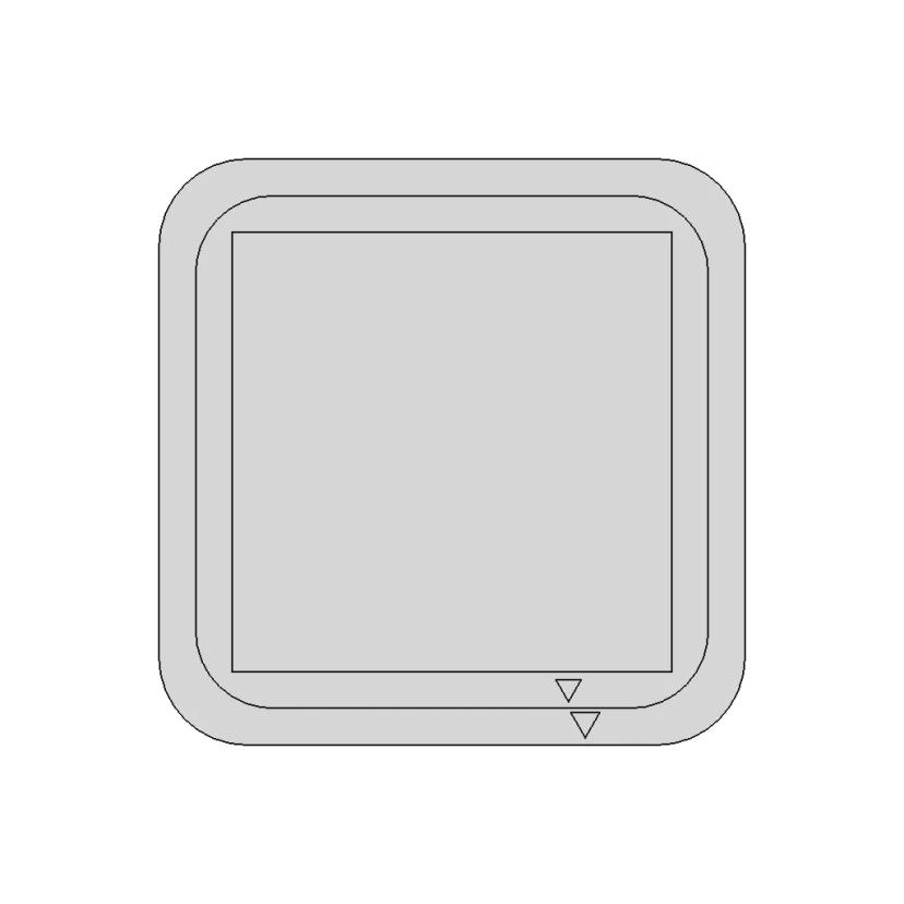M10Q-5883 Mateksys Uart Gnss & Compass - Standard Mechanical Component