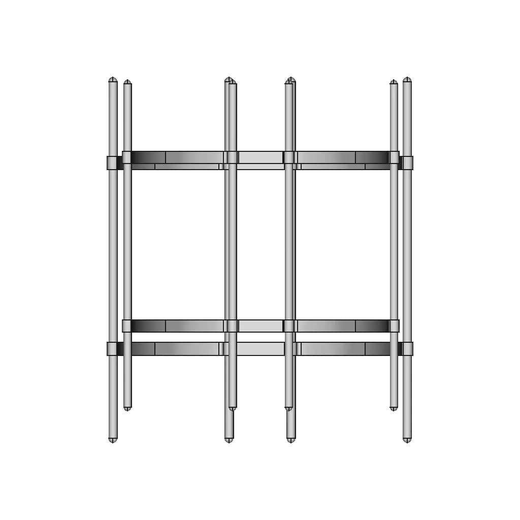F450/F550 Quadcopter High Landing Gear - Downloadable CAD Representation_0_0_degree_snapshot