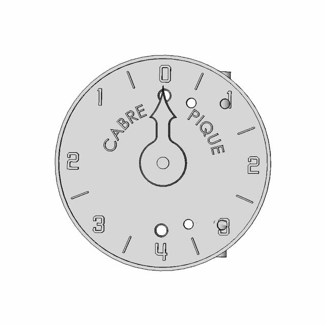 Renard R36-37-38 Trim Indicator - Downloadable CAD Representation