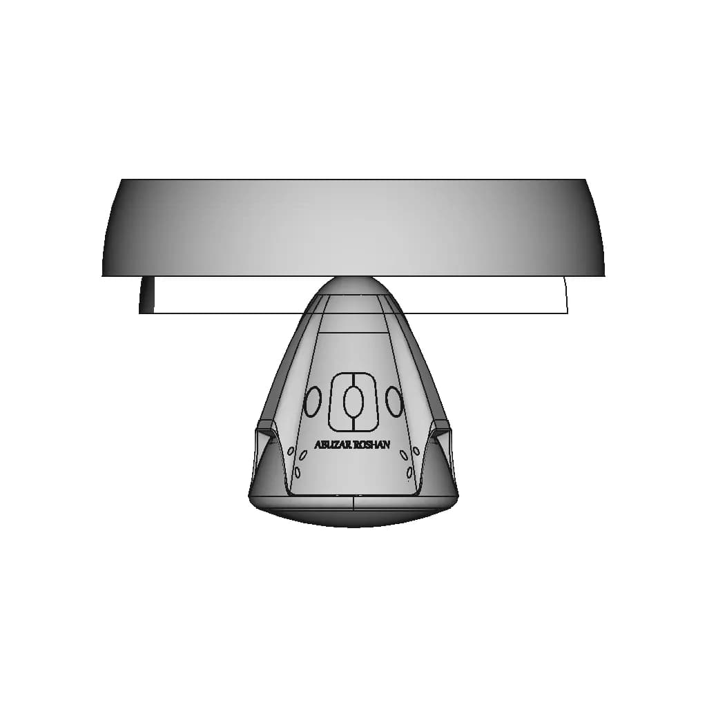 Space Capsule - Downloadable CAD Representation_0_0_degree_snapshot