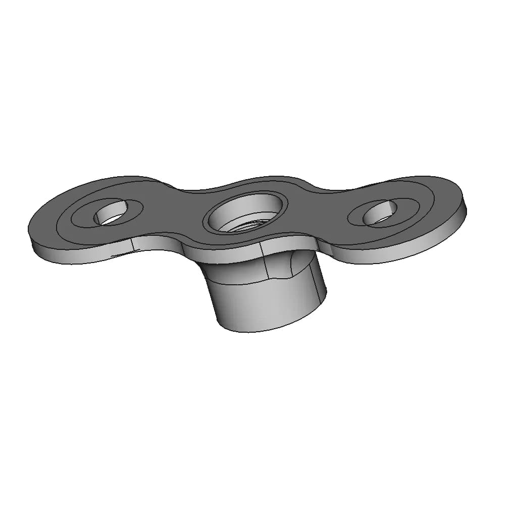 Nut M4 | 3D Engineering Design File_60_30_degree_snapshot