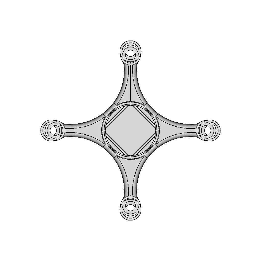 Drone(150*150Mm) | 3D Engineering Design File_270_0_degree_snapshot