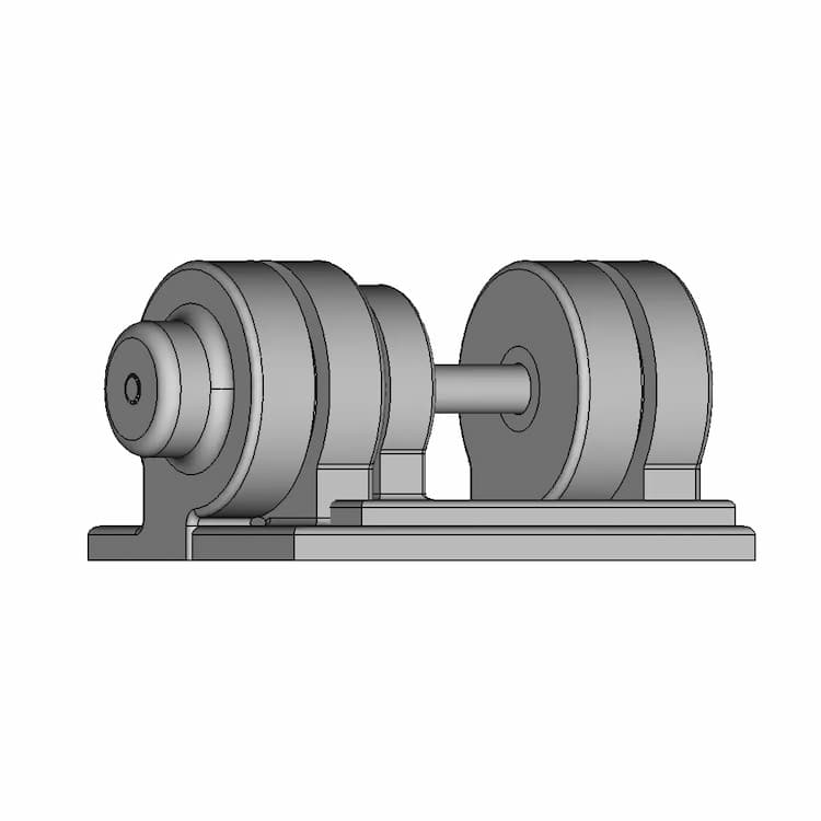 Space Hinge | High-Quality CAD Model