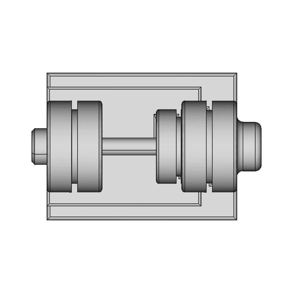 Space Hinge | High-Quality CAD Model_270_0_degree_snapshot