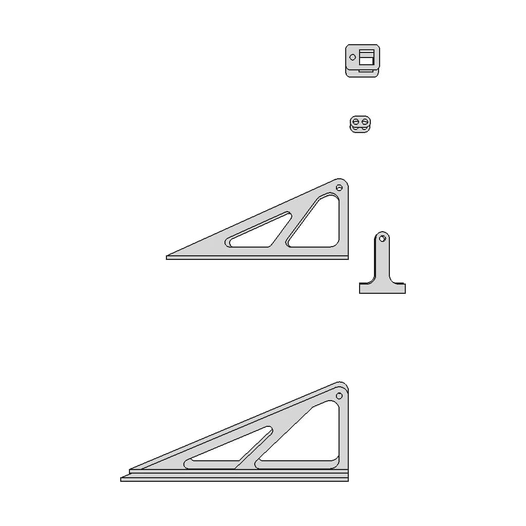 F3P Horn Rod Guide - Standard Mechanical Component_0_0_degree_snapshot