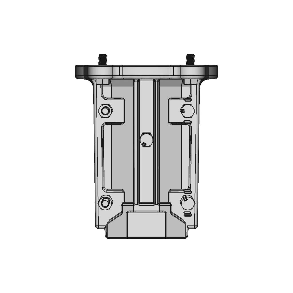 Yaesu Gc-038B Mast Clamp | High-Quality CAD Model_0_0_degree_snapshot