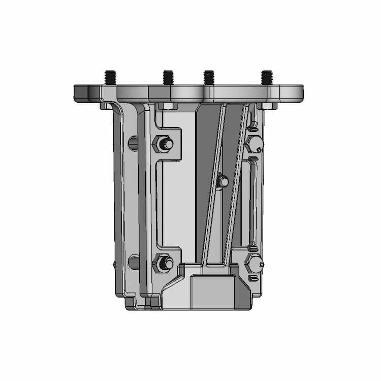 Yaesu Gc-038B Mast Clamp | High-Quality CAD Model