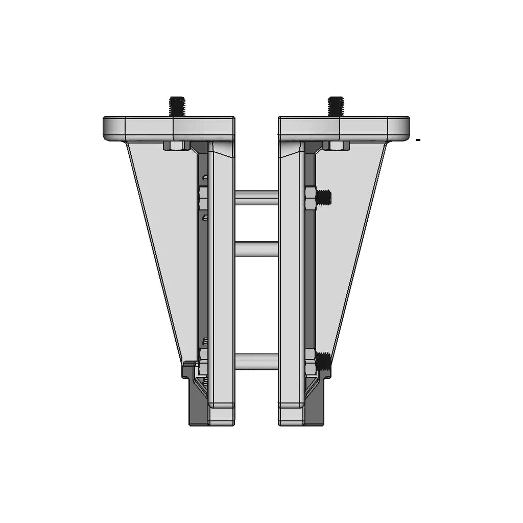 Yaesu Gc-038B Mast Clamp | High-Quality CAD Model_0_90_degree_snapshot