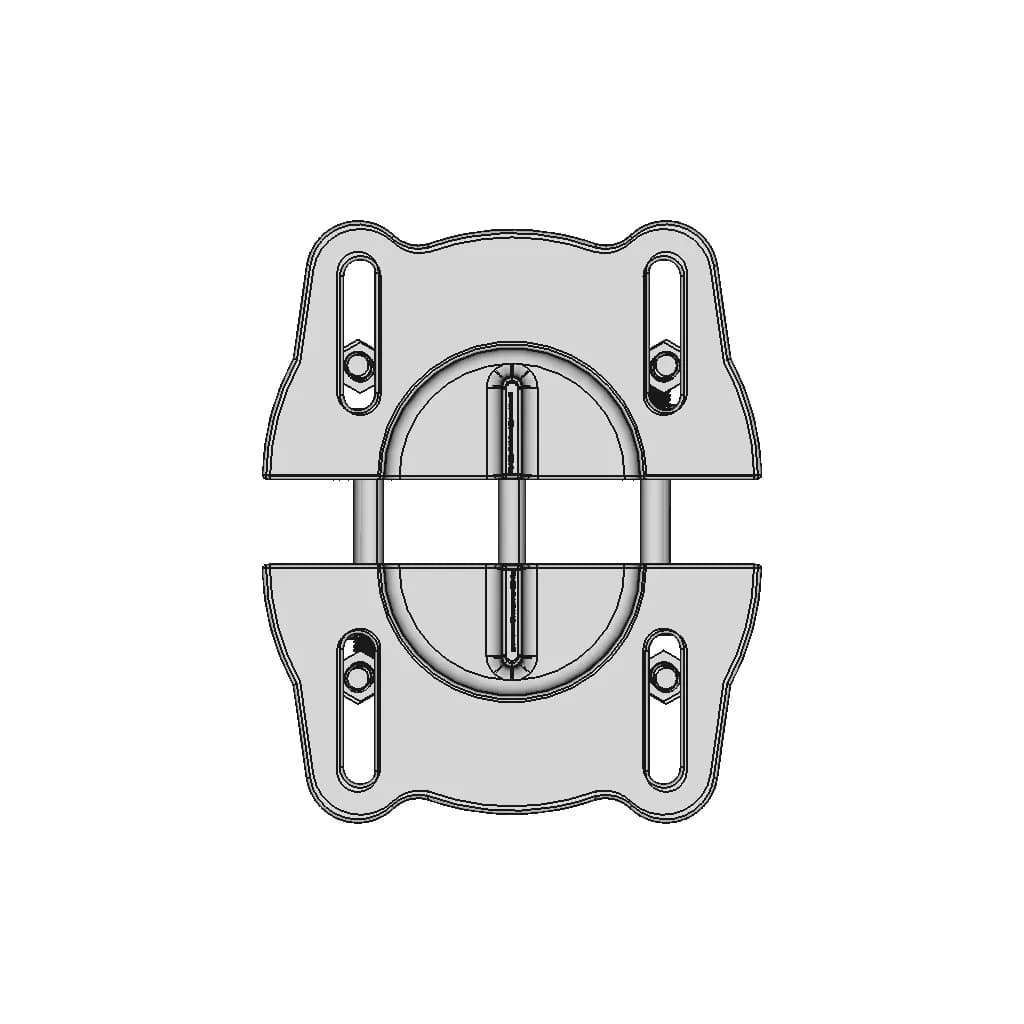 Yaesu Gc-038B Mast Clamp | High-Quality CAD Model_270_0_degree_snapshot