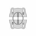 Yaesu Gc-038B Mast Clamp | High-Quality CAD Model_270_0_degree_snapshot