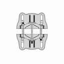 Yaesu Gc-038B Mast Clamp | High-Quality CAD Model_90_0_degree_snapshot