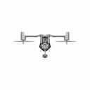 Fpv Drone (24Cm X 24Cm) | 3D Engineering Design File_270_0_degree_snapshot