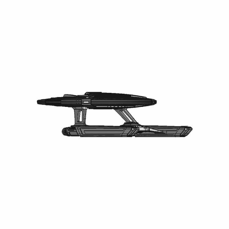 Star Trek: Lower Decks - Uss Cerritos - Downloadable CAD Representation