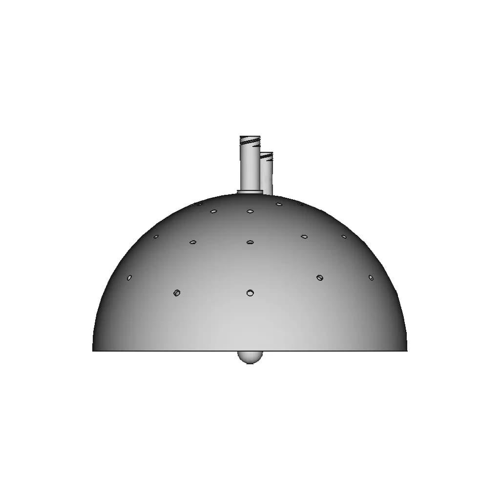 Bubble Sphere Bioreactor For Zero Gravity Fermentation | 3D Engineering Design File_0_90_degree_snapshot