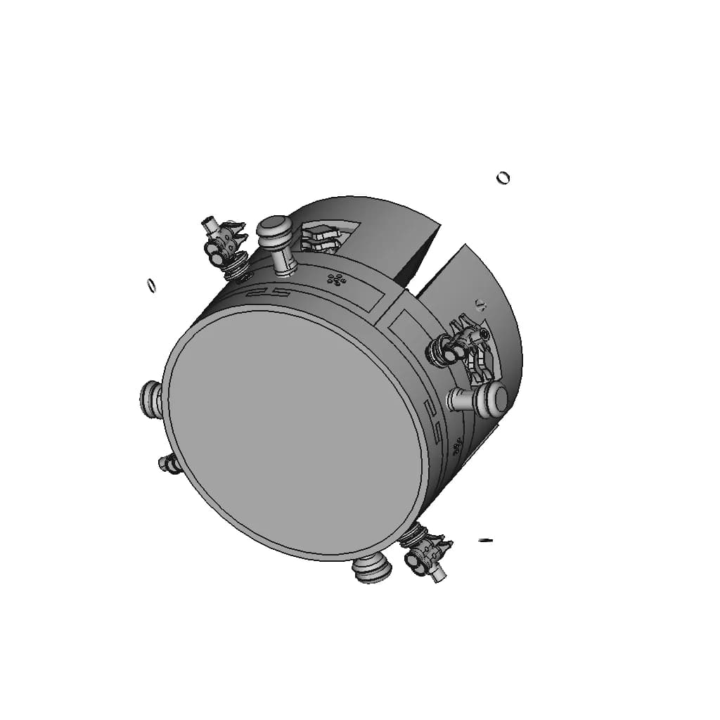 Nasa Detachable Bioreactor System - Standard Mechanical Component_60_30_degree_snapshot
