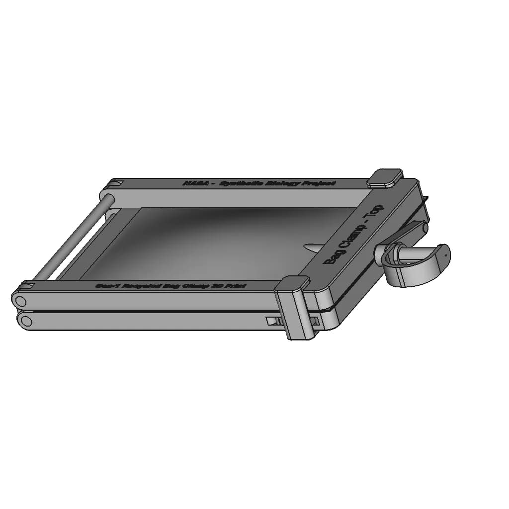 Nasa Gen-1 Reusable Recyclable Bag - Downloadable CAD Representation_60_30_degree_snapshot