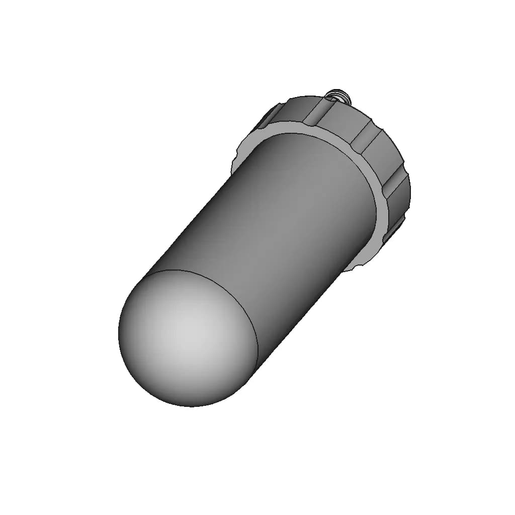 Bior2 - 3D Printable Bioreactor For Deep Space Food Production | 3D Engineering Design File_60_30_degree_snapshot