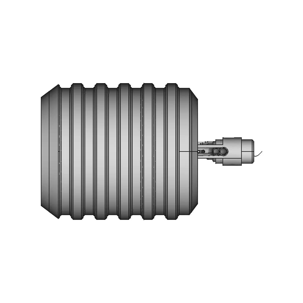 3D Printable Bioreactor For Deep Space Food Production - Downloadable CAD Representation_0_270_degree_snapshot