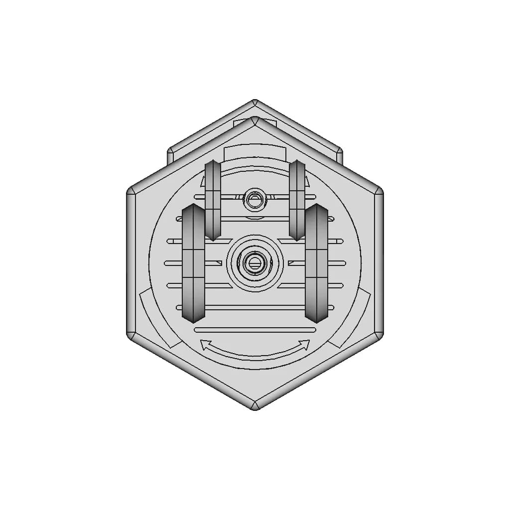 3D Printable Bioreactor For Deep Space Food Production - Sacha Taylor - Downloadable CAD Representation_0_0_degree_snapshot