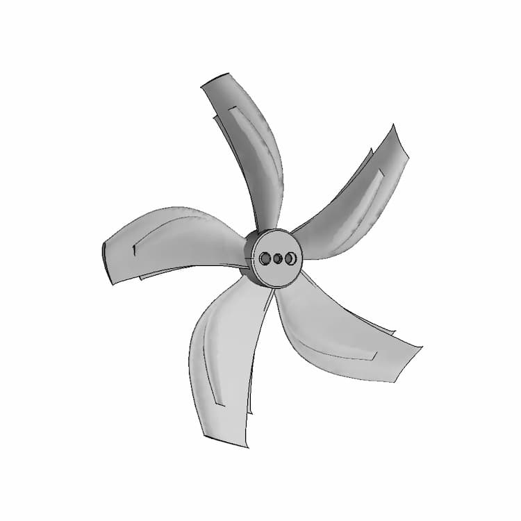 Gemfan D63X5 Propeller | 3D Engineering Design File