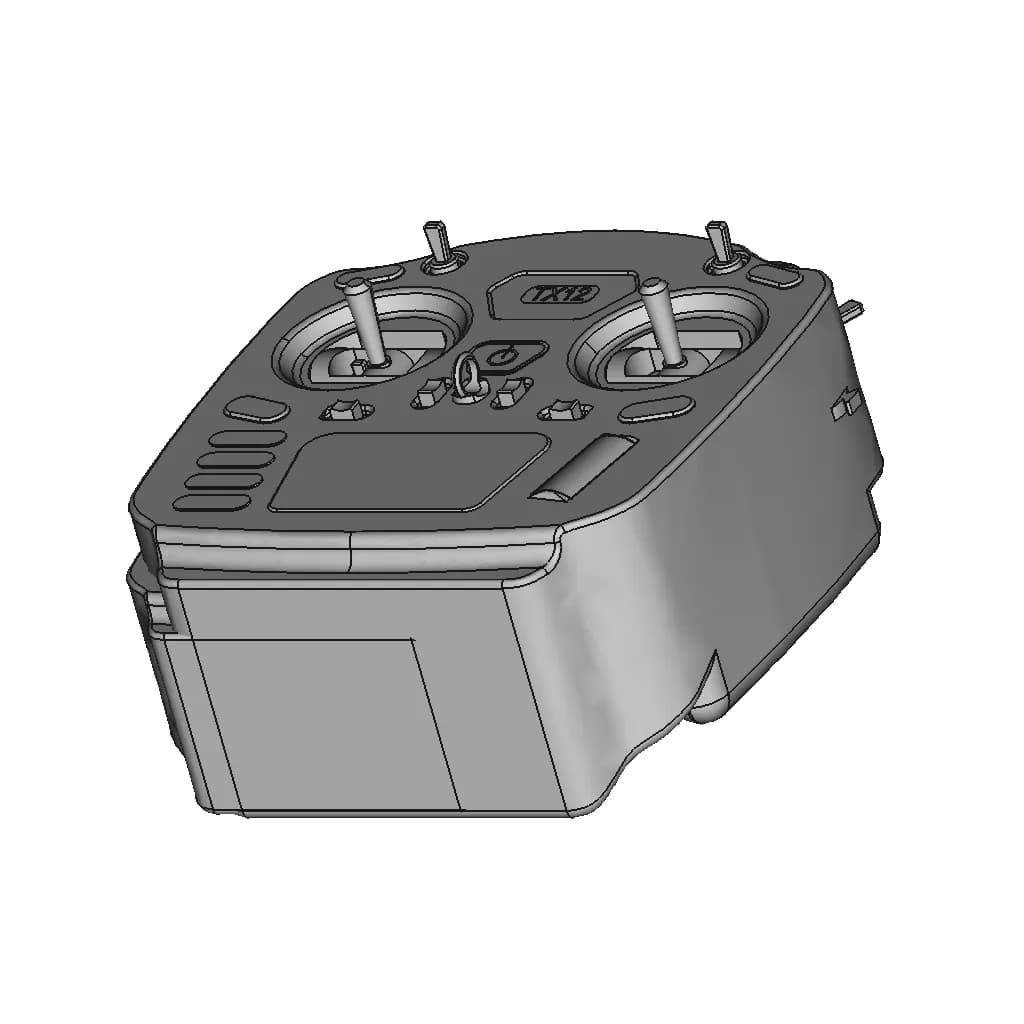 Пульт Tx12 | High-Quality CAD Model_60_30_degree_snapshot