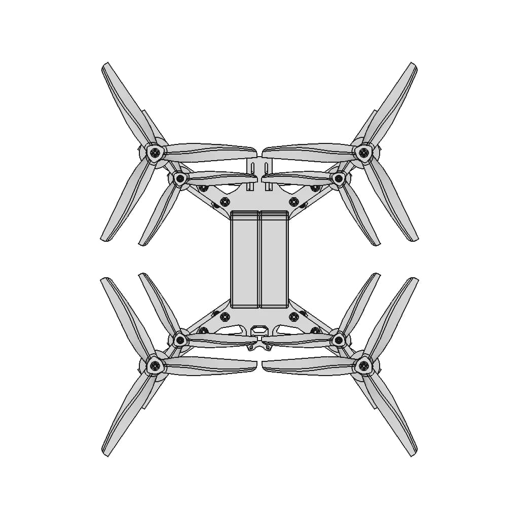 Darwinfpv Toruk13 - Downloadable CAD Representation_0_0_degree_snapshot