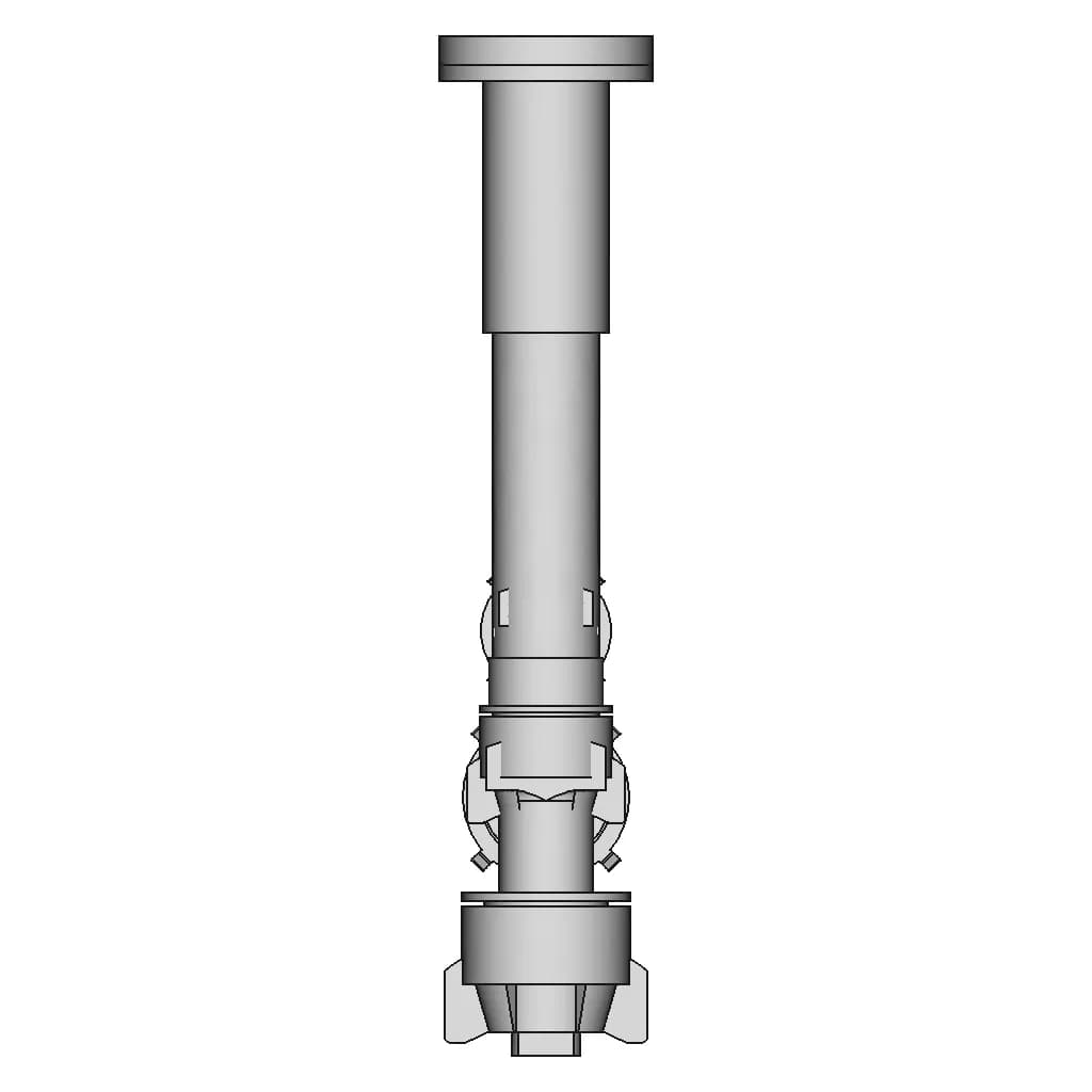 Agriculture Drone Nozzle - Downloadable CAD Representation_90_0_degree_snapshot