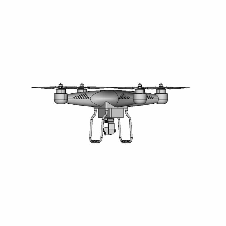 Quadcopter - Downloadable CAD Representation