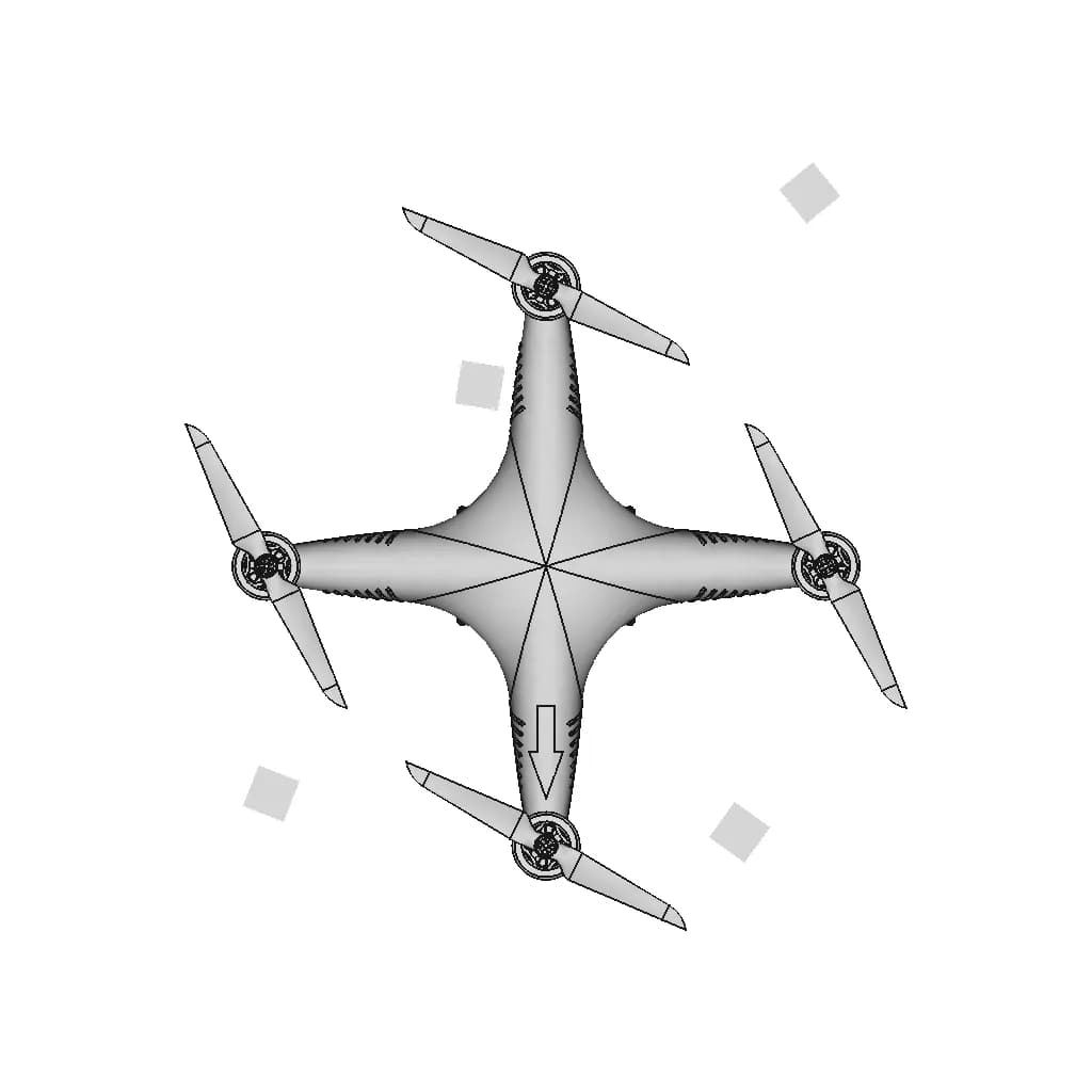 Quadcopter - Downloadable CAD Representation_270_0_degree_snapshot