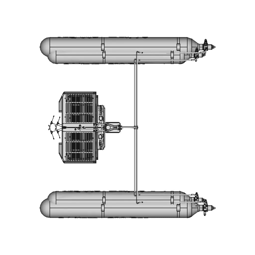 Uav Plane “H2O” ) - Downloadable CAD Representation_270_0_degree_snapshot